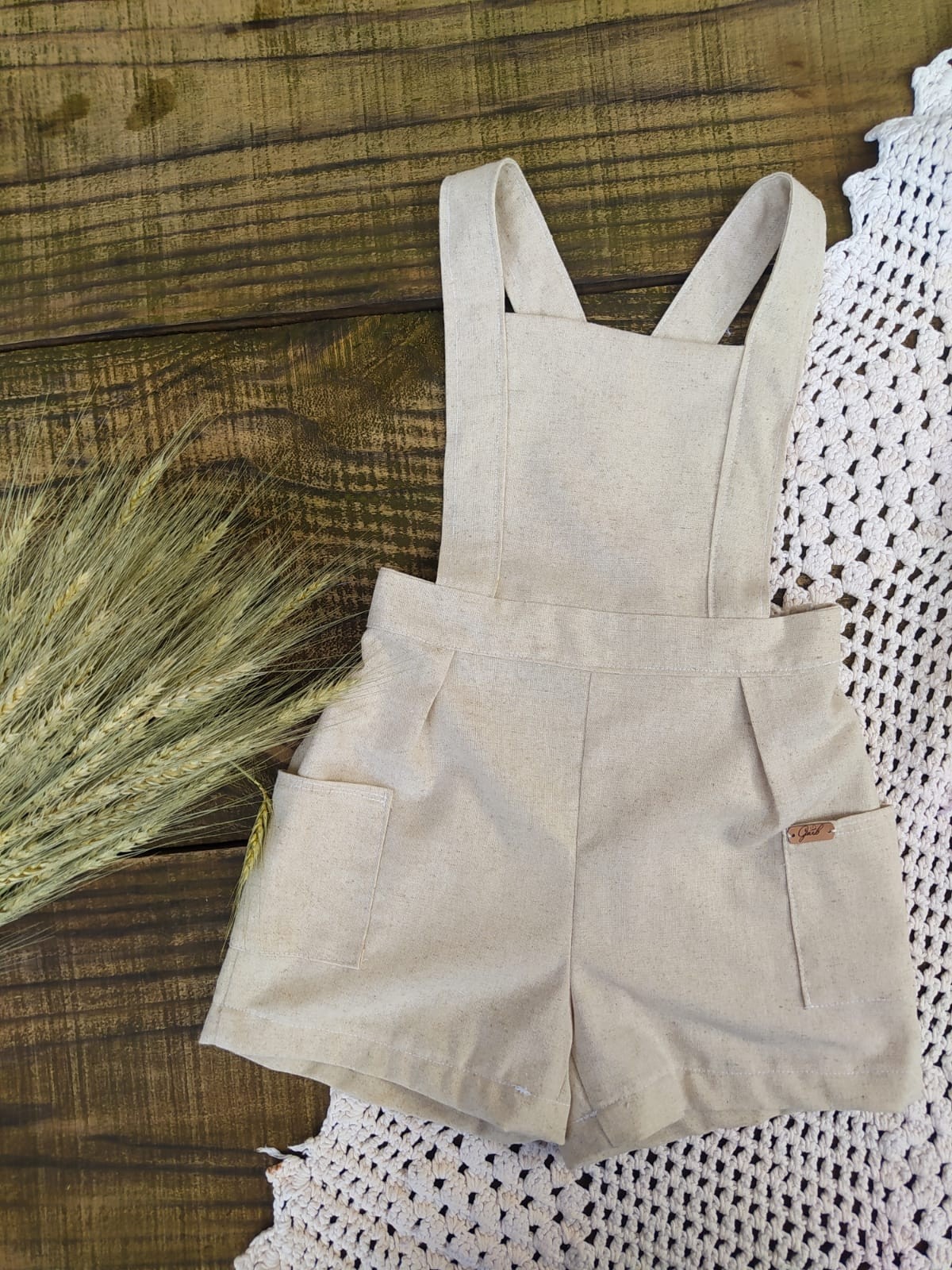 Garb Atelier Jardineira Gabriel roupa infantil